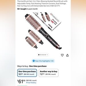Thermal Brush Set 3-in-1